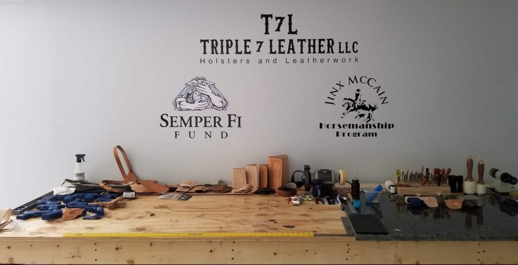 Don M. of SM's leather workshop completed March 2019