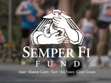 Semper Fi Fund White Logo