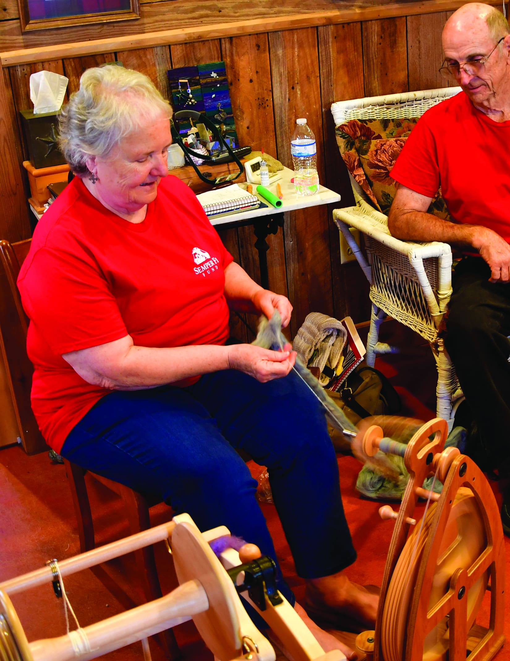 Weaving a new life