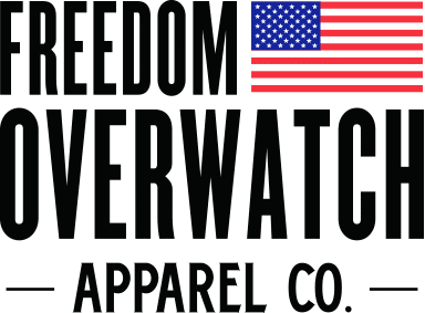 Freedom Overwatch Apparel Co logo and banner