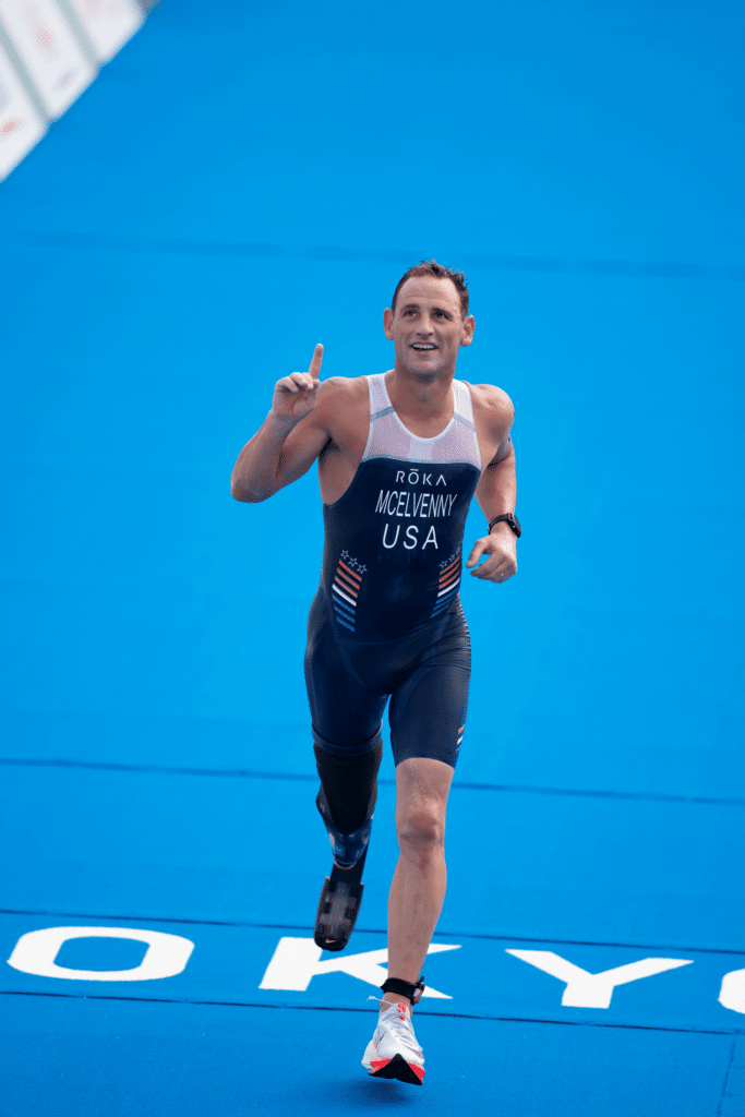 Eric running at the olympics